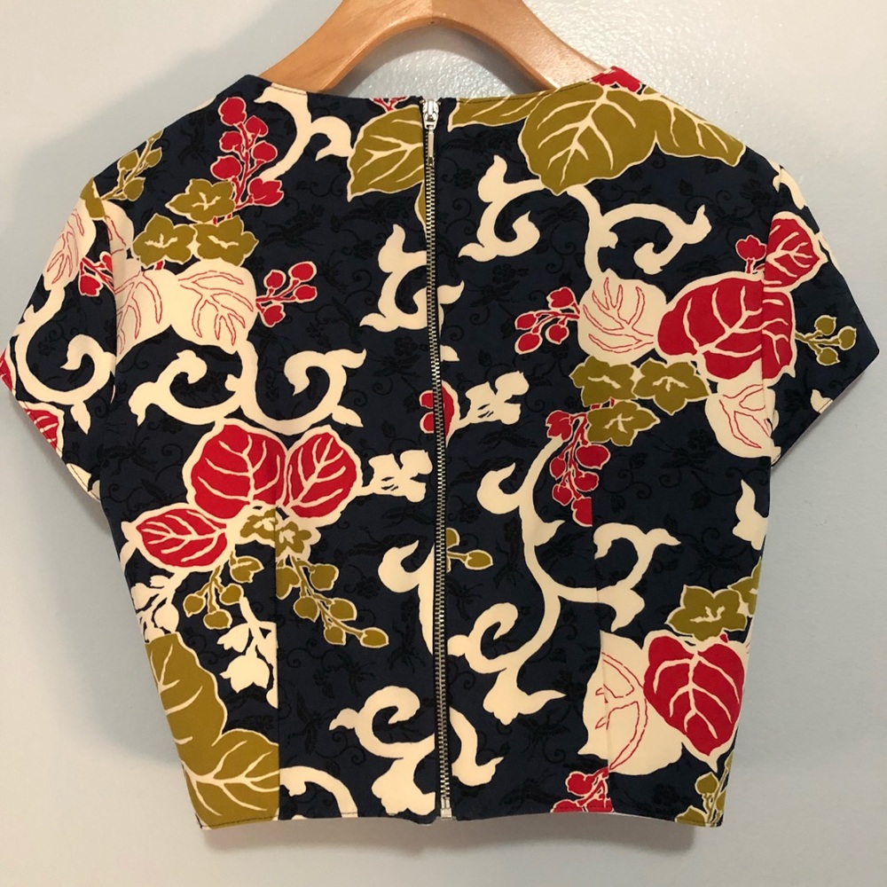 Zara Floral Crop Top - Picture 3 of 4